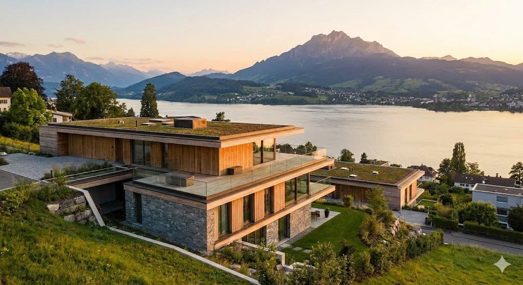 Eine Person betrachtet Immobilienpläne und Notizen, um ein erfolgreiches Investitionsportfolio aufzubauen.